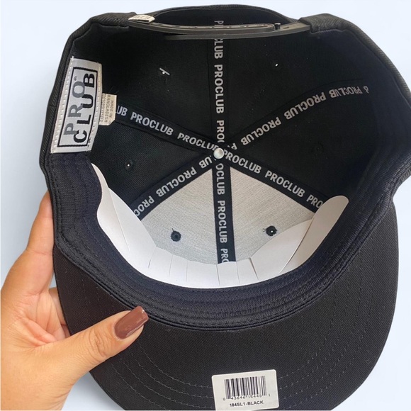 Black Pro Club Snapback Hat - Picture 4 of 4